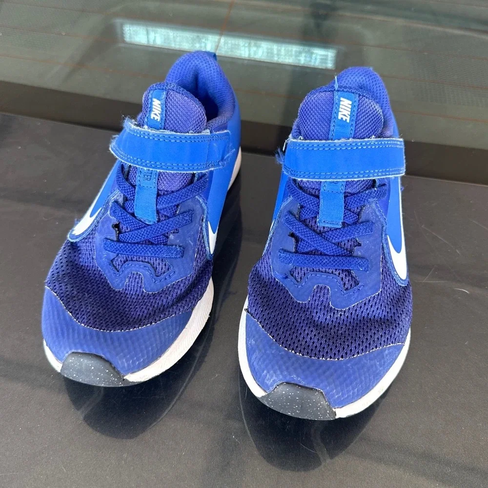 Nike Downshifter 9‎ Toddler Boy Sneakers Size 12 Blue Shoes